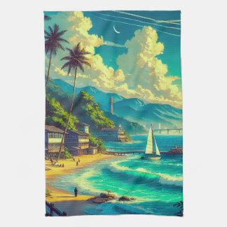 Linge De Cuisine Tropical Ryukyu Dreams