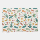Linge De Cuisine Tropical Summer Beach Pattern (1) (Horizontal)