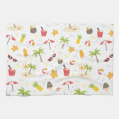 Linge De Cuisine Tropical Summer Beach Vacances Motif Design (Horizontal)