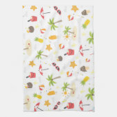 Linge De Cuisine Tropical Summer Beach Vacances Motif Design (Vertical)