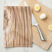 Linge De Cuisine Trou en bois de grain (Quart Plié)