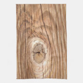 Linge De Cuisine Trou en bois de grain (Vertical)