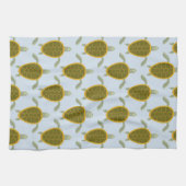 Linge De Cuisine Troupeau de motif de tortues de mer (Horizontal)