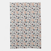 Linge De Cuisine Trousse De Conception Florale Motif De Biscadet Et (Vertical)