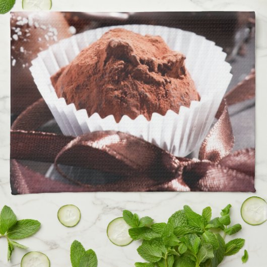 Linge De Cuisine Truffes de chocolat (Plié)