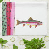 Linge De Cuisine Truite arc-en-ciel (Plié)