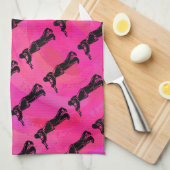 Linge De Cuisine Trumpet Boogie Nuits New York Hot rose (Quart Plié)