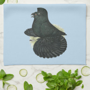 Linge De Cuisine Trumpeter Pigeon noir
