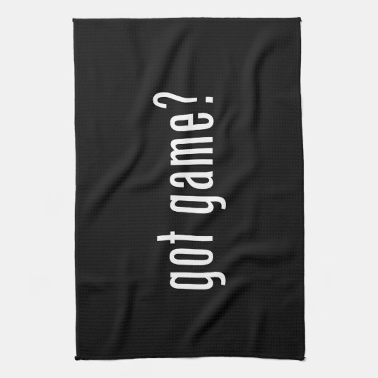 Linge De Cuisine tu as du jeu ? (Vertical)