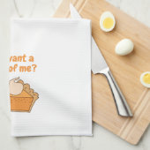 Linge De Cuisine Tu veux un morceau de moi ?Orange (Quart Plié)