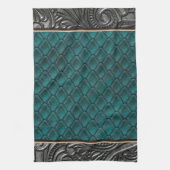 Linge De Cuisine Tueur gothique Teal (Vertical)