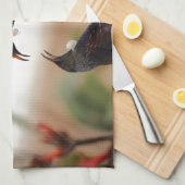 Linge De Cuisine Tui birds sur le lin néo-zélandais (Quart Plié)