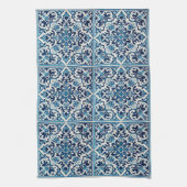 Linge De Cuisine Tuile bleue portugaise (Vertical)