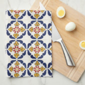 Linge De Cuisine Tuile de Talavera de Mexicain (Quart Plié)