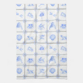 Linge De Cuisine Tuile Teatowel de Delft (Vertical)