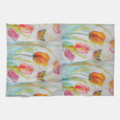 Linge De Cuisine Tulip Aquarelle Tea Towa (Horizontal)
