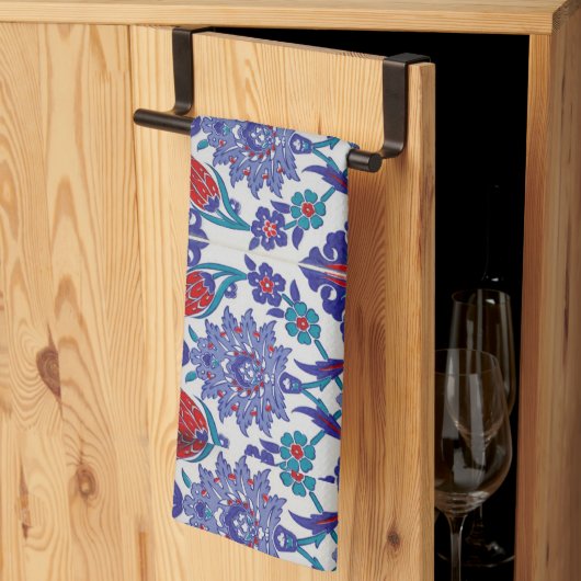 Linge De Cuisine Tulipe élégante et fleurs florales Roses Photograp (Pliage en tiers)