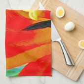 Linge De Cuisine Tulipe orange (Quart Plié)