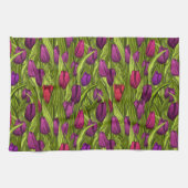 Linge De Cuisine Tulipes (Horizontal)