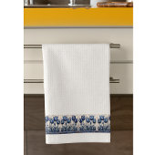 Linge De Cuisine Tulipes en bleu Delft