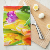 Linge De Cuisine Tulipes Enchantant (Quart Plié)