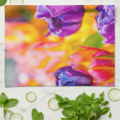 Linge De Cuisine Tulipes Enchantant violet (Plié)