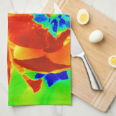 Linge De Cuisine tulipes fluorescentes (Quart Plié)