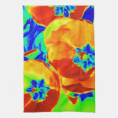 Linge De Cuisine tulipes fluorescentes (Vertical)