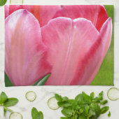 Linge De Cuisine Tulipes roses (Plié)