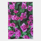 Linge De Cuisine Tulipes roses fleurs (Vertical)