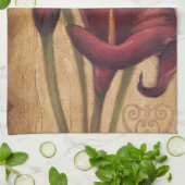 Linge De Cuisine Tulipes rouges I (Plié)