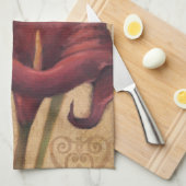 Linge De Cuisine Tulipes rouges I (Quart Plié)