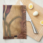 Linge De Cuisine Tulipes rouges II (Quart Plié)