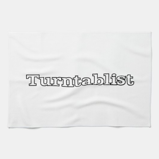 Linge De Cuisine Turntablist (Horizontal)