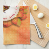 Linge De Cuisine Turquie et couronne de Feuilles (Quart Plié)