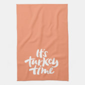 Linge De Cuisine Turquie moderne Heure Thanksgiving Dîner Lettres T (Vertical)