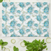 Linge De Cuisine Turquoise Blue Sea Turtle Beach Christmas  (Plié)
