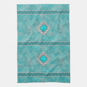 Linge De Cuisine Turquoise de sud-ouest