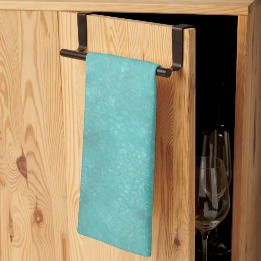 Linge De Cuisine Turquoise d'impression Vintage rustique | Serviett (Pliage en tiers)