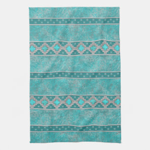 Linge De Cuisine Turquoise du sud-ouest