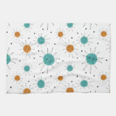 Linge De Cuisine Turquoise Orange Franciscan Starburst milieu du si (Horizontal)