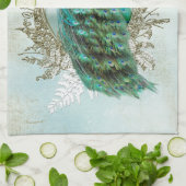 Linge De Cuisine Turquoise Shabby Peacock (Plié)