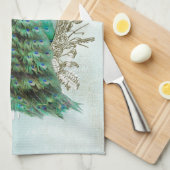 Linge De Cuisine Turquoise Shabby Peacock (Quart Plié)