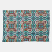 Linge De Cuisine Turquoise Turquoise Bleu foncé Rouge Brown Gris Ar (Horizontal)