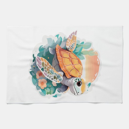 Linge De Cuisine Turtle Head (Horizontal)