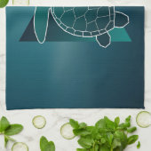 Linge De Cuisine Turtle Lover Green Turtle (Plié)