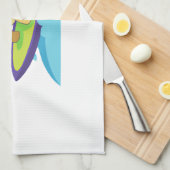 Linge De Cuisine Turtle on surfboard (Quart Plié)