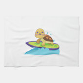 Linge De Cuisine Turtle on surfboard (Horizontal)