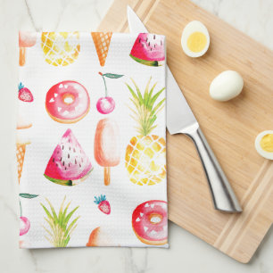 Linge De Cuisine Tutti Frutti Été Sucreries et Friandises