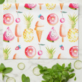 Linge De Cuisine Tutti Frutti Sweets et Traitements d'été (Plié)